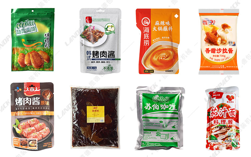 料给袋式液体包装机包装样品
